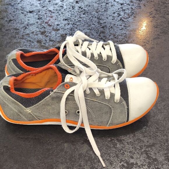 Dr. Scholl's Gray and Orange Sneakers - Picture 1 of 5